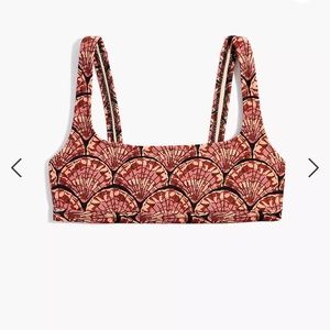 Madewell Second Wave Balconette Bikini Top in Painted Seashells